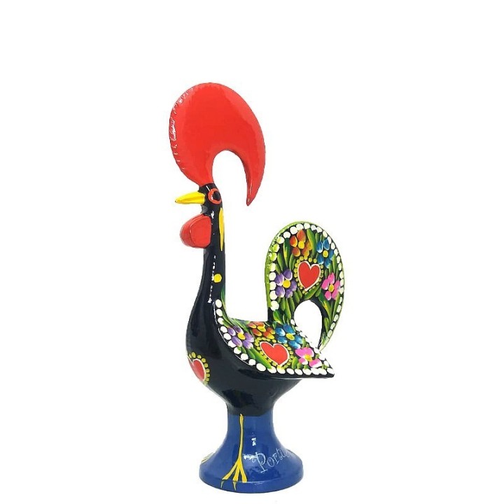 Gallo de Barcelos negro, gallo tradicional de Portugal