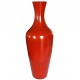 Tall terracotta vase