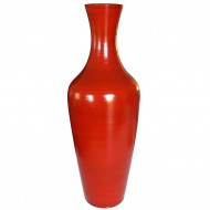 jarrão de cerâmica vermelho