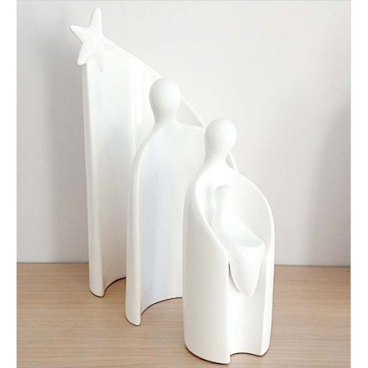 Crèche de Noël contemporaine